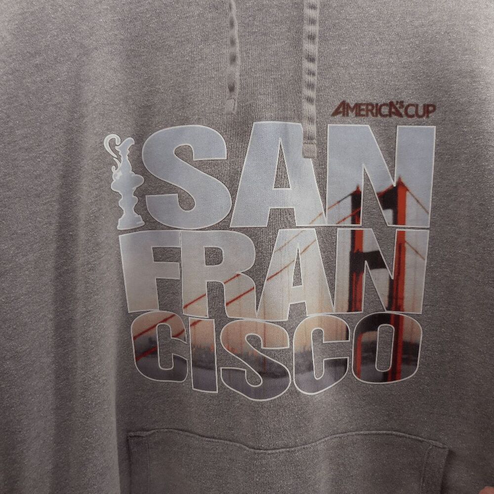 Puma Hoodie Mens‎ Size 2XL Gray Sweatshirt San Francisco 2013 34th Americas Cup